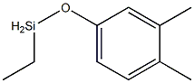 Ethyl(3,4-dimethylphenoxy)silane Struktur