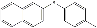 2-((4-Methylphenyl)thio)naphthalene Struktur