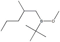 (2-Methylpentyl)tert-butyl(methoxy)borane Struktur