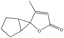 3-Methylspiro[furan-2(5H),6'-bicyclo[3.1.0]hexan]-5-one Struktur