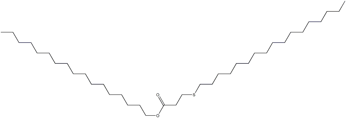 3-(Heptadecylthio)propionic acid heptadecyl ester Struktur