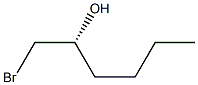 [R,(+)]-1-Bromo-2-hexanol Struktur