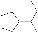 2-(Cyclopentyl)butane Struktur