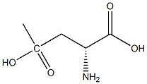 D-アスパラギン酸水素4-メチル 化學(xué)構(gòu)造式
