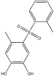 4,5-Dihydroxy-2,2'-dimethyl[sulfonylbisbenzene] Struktur