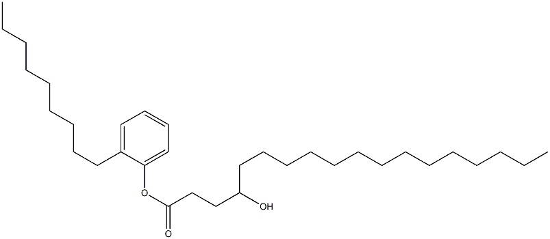 4-Hydroxystearic acid 2-nonylphenyl ester Struktur