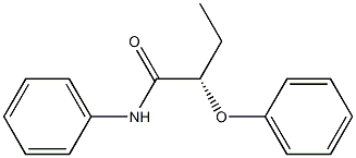 [S,(-)]-N-Phenyl-2-phenoxybutyramide Struktur