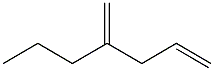 4-Methylene-1-heptene Struktur