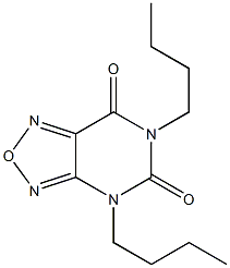 4,6-Dibutyl[1,2,5]oxadiazolo[3,4-d]pyrimidine-5,7(4H,6H)-dione Structure
