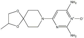 8-[(2,6-Diaminopyrimidine-1-oxide)-4-yl]-2-methyl-1,4-dioxa-8-azaspiro[4.5]decane Struktur