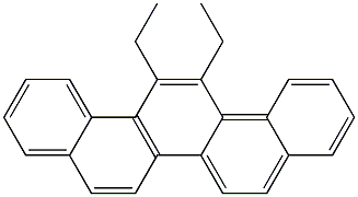 13,14-Diethylpicene Struktur