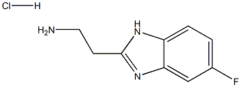 2-(5-Fluoro-1H-benzoimidazol-2-yl)-ethylaminehydrochloride Struktur