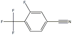 4-cyano-2-fluorobenzotrifluoride Struktur