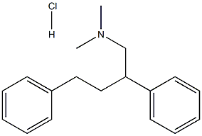 N,N-DIMETHYL-2,4-DIPHENYL-1-BUTANAMINE HYDROCHLORIDE Struktur