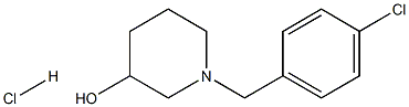 1-(4-CHLOROBENZYL)-3-PIPERIDINOL HYDROCHLORIDE Struktur