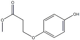 Methyl p-hydroxyphenoxypropionate Struktur