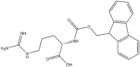 N(alpha)-fluorenylmethoxycarbonylarginine Struktur