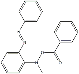 BENZOYLOXYMETHYLAMINOAZOBENZENE Structure