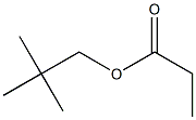 2,2-dimethylpropyl propanoate Struktur