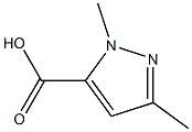 1,3-DIMETHYLPYRAZOL-5-CARBOXYLIC ACID Struktur