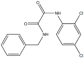 N1-benzyl-N2-(2,4-dichlorophenyl)ethanediamide Struktur