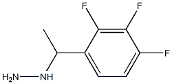 1-(1-(2,3,4-trifluorophenyl)ethyl)hydrazine Struktur