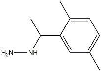 1-(1-(2,5-dimethylphenyl)ethyl)hydrazine Struktur