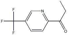 1-(5-(trifluoromethyl)pyridin-2-yl)propan-1-one Struktur