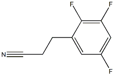 3-(2,3,5-trifluoro-phenyl)propionitrile Struktur