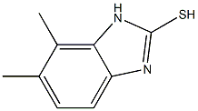 6,7-Dimethyl-1H-Benzo[D]Imidazole-2-Thiol Struktur