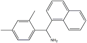 (2,4-dimethylphenyl)(naphthalen-1-yl)methanamine Struktur