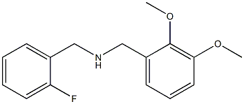 [(2,3-dimethoxyphenyl)methyl][(2-fluorophenyl)methyl]amine Struktur