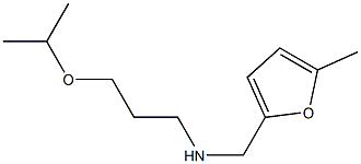 [(5-methylfuran-2-yl)methyl][3-(propan-2-yloxy)propyl]amine Struktur