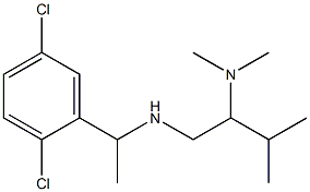 [1-(2,5-dichlorophenyl)ethyl][2-(dimethylamino)-3-methylbutyl]amine Struktur