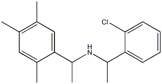 [1-(2-chlorophenyl)ethyl][1-(2,4,5-trimethylphenyl)ethyl]amine Struktur