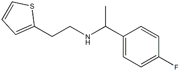 [1-(4-fluorophenyl)ethyl][2-(thiophen-2-yl)ethyl]amine Struktur