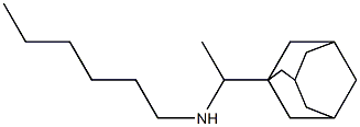 [1-(adamantan-1-yl)ethyl](hexyl)amine Struktur