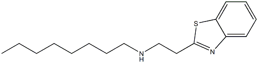 [2-(1,3-benzothiazol-2-yl)ethyl](octyl)amine Structure