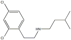[2-(2,4-dichlorophenyl)ethyl](3-methylbutyl)amine Struktur