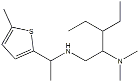 [2-(dimethylamino)-3-ethylpentyl][1-(5-methylthiophen-2-yl)ethyl]amine Struktur