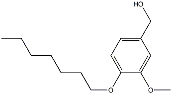 [4-(heptyloxy)-3-methoxyphenyl]methanol Struktur