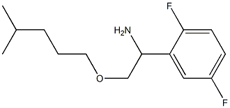 1-(2,5-difluorophenyl)-2-[(4-methylpentyl)oxy]ethan-1-amine Struktur