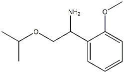 1-(2-methoxyphenyl)-2-(propan-2-yloxy)ethan-1-amine Struktur