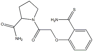 1-[2-(2-carbamothioylphenoxy)acetyl]pyrrolidine-2-carboxamide