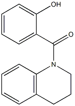 2-(1,2,3,4-tetrahydroquinolin-1-ylcarbonyl)phenol 結(jié)構(gòu)式