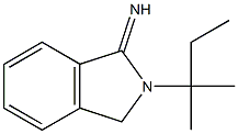 2-(2-methylbutan-2-yl)-2,3-dihydro-1H-isoindol-1-imine Struktur