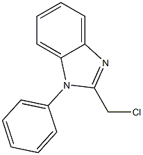 2-(chloromethyl)-1-phenyl-1H-1,3-benzodiazole Structure