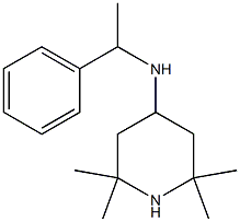 2,2,6,6-tetramethyl-N-(1-phenylethyl)piperidin-4-amine Struktur