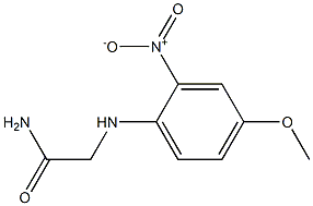 2-[(4-methoxy-2-nitrophenyl)amino]acetamide Struktur
