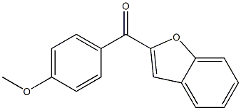 2-[(4-methoxyphenyl)carbonyl]-1-benzofuran Struktur